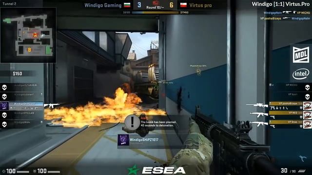Pasha 30 BOMB Performance - Virtus.pro Highlights VS Windigo/Semifinal/Map 3