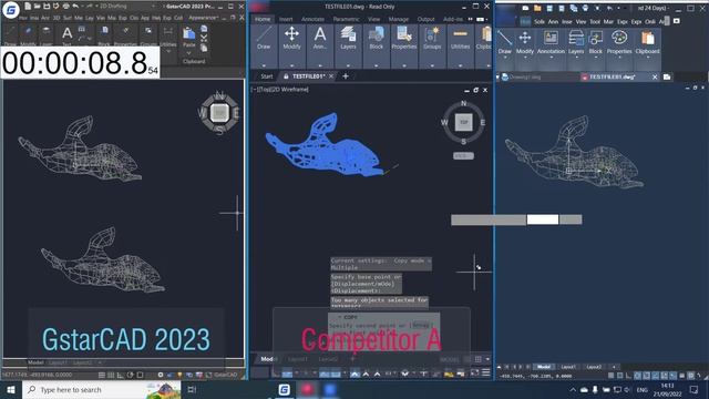 GstarCAD 2023 - Performance Comparison with other CAD смотреть онлайн