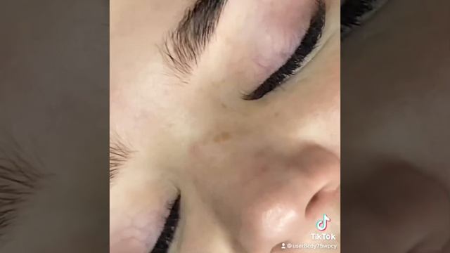 Наращивание ресниц мокрый эффект смотреть онлайн