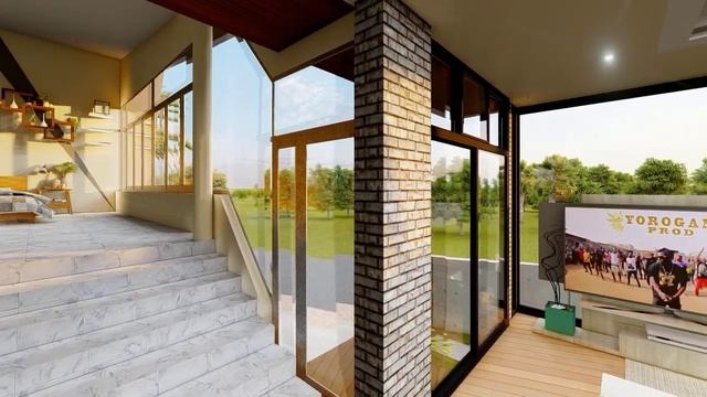 Vue intérieur avec Lumion 11 Pro смотреть онлайн