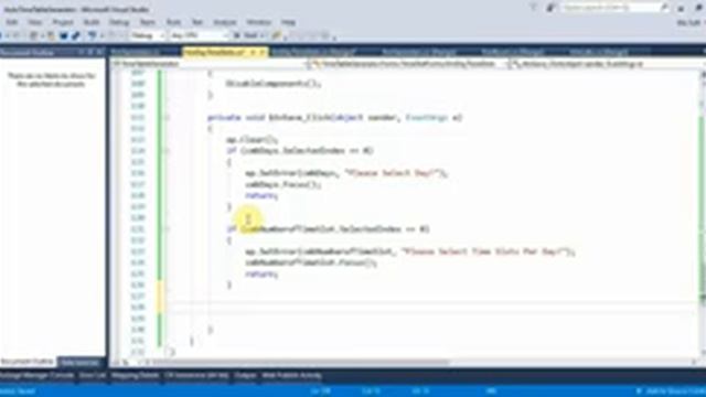 Time Table Generator Part 19 Time Slots Setting Form in C# C Sharp смотреть онлайн