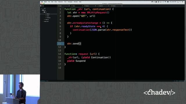 Writing Sync Async Javascript with Generators and Continuation Passing смотреть онлайн