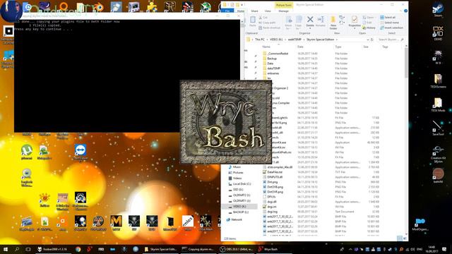 Trying to do a BAT file to recreate my Skyrim installation to make a Bashed Patch смотреть онлайн