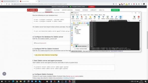 INSTALAÇÃO E CONFIGURAÇÃO ZABBIX 5.0 NO DEBIAN