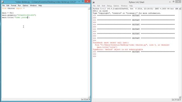 Interface graphique python - Tkinter [#1] {Bouton + Label} смотреть онлайн
