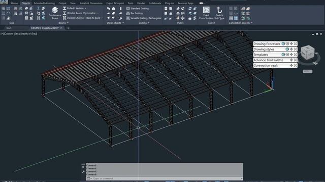 AUTOCAD ADVANCE STEEL CLASE 13 AVANZADO смотреть онлайн