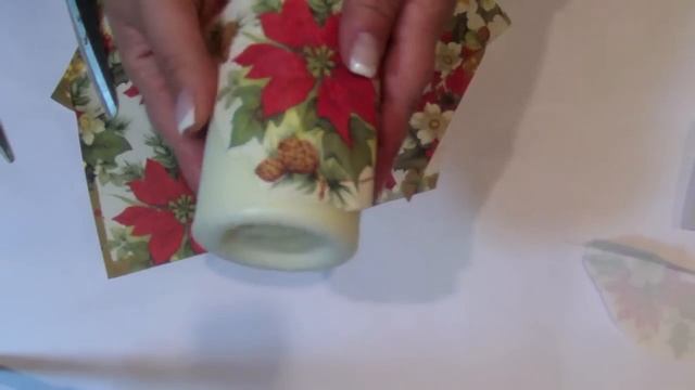 Decoupage krok po kroku - ozdabianie świeczki metodą serwetkową смотреть онлайн
