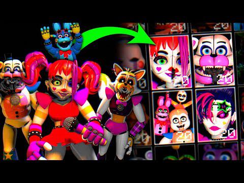 ГЛЭМРОК БЭЙБИ и БАЛОРА во FNAF 7 ULTIMATE CUSTOM NIGHT !!!