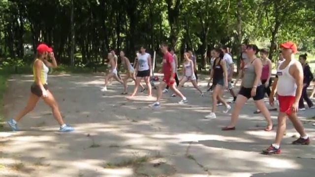 Wellness тренировка Кишинев парк Долина Роз 22.06.2013 смотреть онлайн