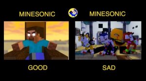 FNF Corrupted “SLICED” But Everyone Sings It | Good Ending VS Sad Ending (Minecraft Animation)