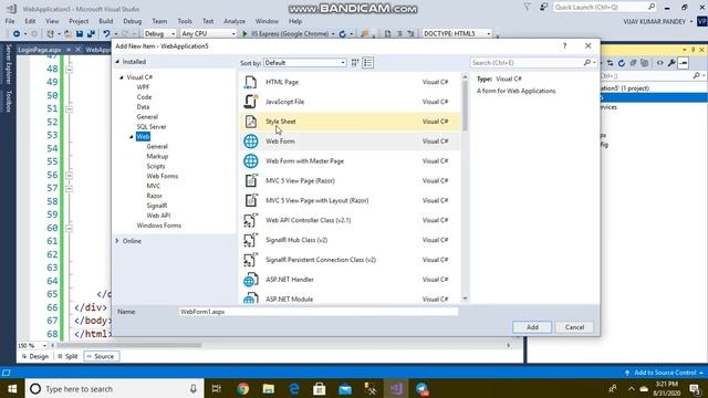 How to create a Login page using HTML and BOOTSTRAP in Visual Studio смотреть онлайн