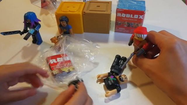 Roblox Unboxing Toys - Roblox Mystery Box Series 1 Series 2 Series 3 Funny Unboxing Video смотреть онлайн