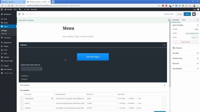 Use ACF Radio Buttons to Show/Hide Content - ACF Repeater in Oxygen Builder смотреть онлайн