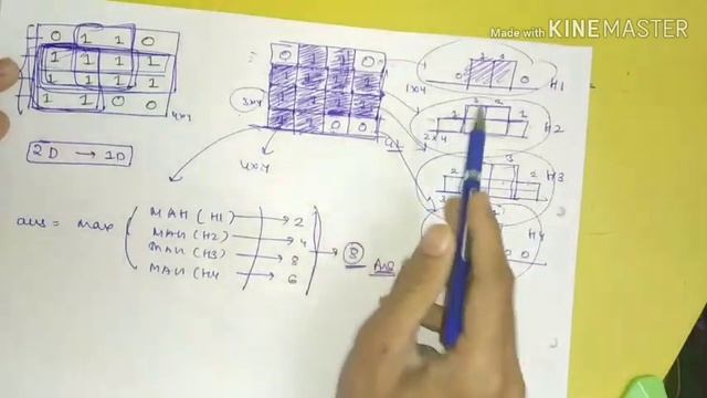8 Max Area Rectangle in binary matrix смотреть онлайн