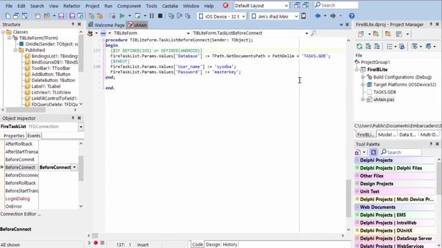 Getting Started Object Pascal IBLite and FireDAC on iOS and Android смотреть онлайн