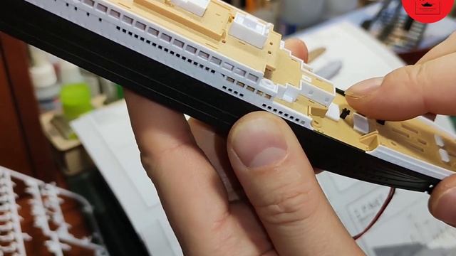 "Титаник". Сборка без клея. Новинка MENG – R.M.S.Titanic в масштабе 1/700. смотреть онлайн