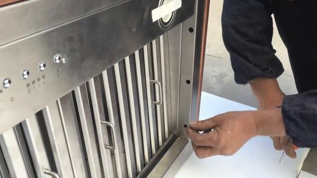 how to attach insert vent hoods to our copper kitchen hoods! смотреть онлайн