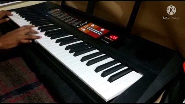 Adavichetla Naduma Hebron song on Keyboard (Yamaha psr f51) смотреть онлайн