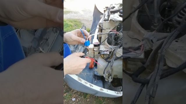 замена фар с ксеноном на фары под лампу н4 галоген, Honda Civic, переделываем проводку