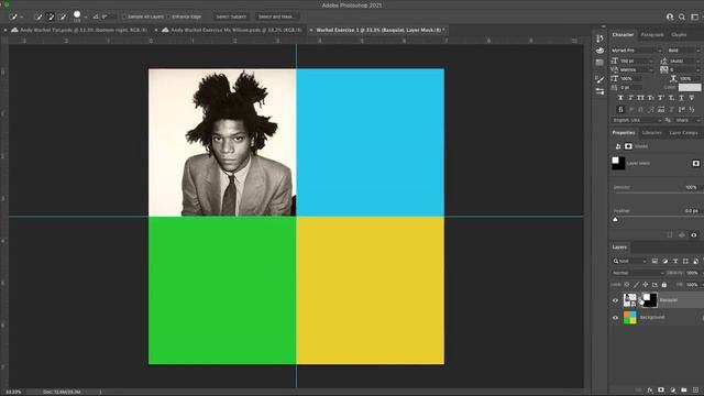 Andy Warhol Photoshop Tutorial смотреть онлайн