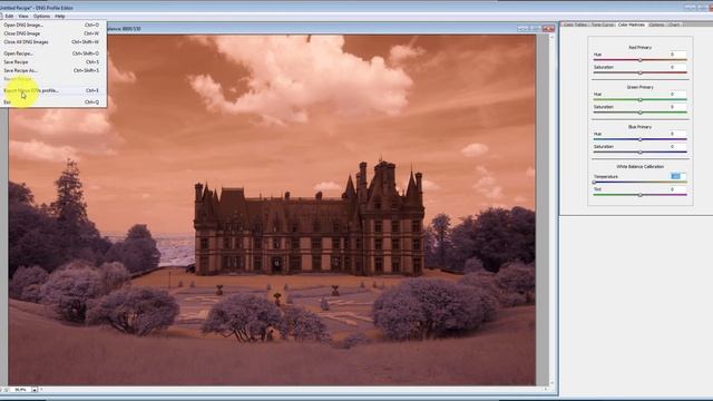 TUTO PHOTOGRAPHIE INFRAROUGE : DNG Profile Editor смотреть онлайн