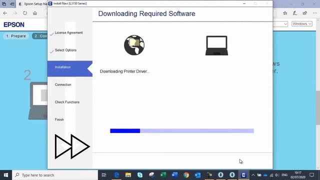 Epson EcoTank Printer Setup using WPS WiFi смотреть онлайн