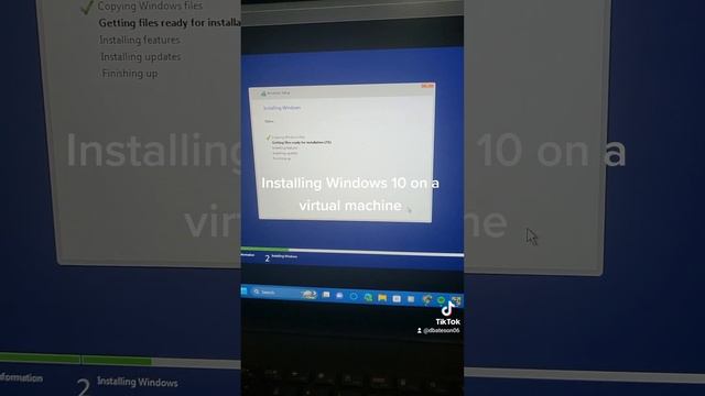 Installing Windows 10 on a virtual machine (TikTok version) смотреть онлайн