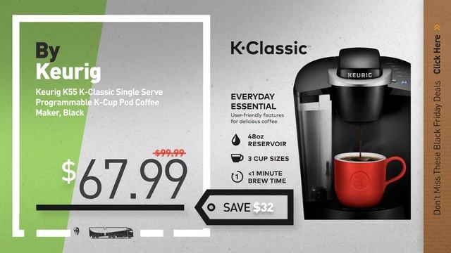 Keurig® K-compact Single Serve Coffee Maker Deals | Amazon Black Friday смотреть онлайн