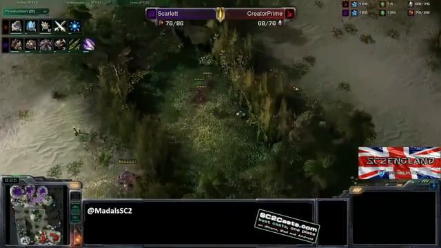 Scarlett vs CreatorPrime ZvP Starcraft 2 From Tournaments смотреть онлайн