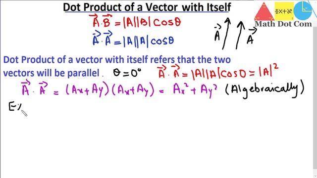 How to Find the Dot Product of a Vector with itself | Math Dot Com смотреть онлайн
