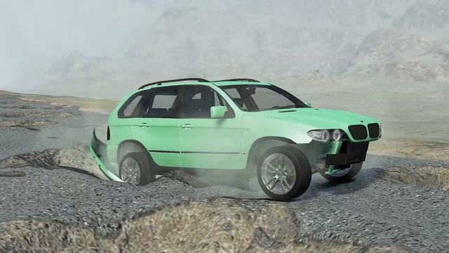 Cars Vs Potholes | Lexus LX570 Sport, Mercedes-Benz G65.. - BeamNG.Drive смотреть онлайн