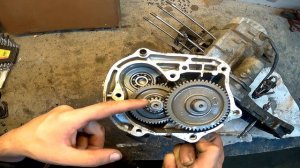 редуктор скутера разбор и подсчет передатки