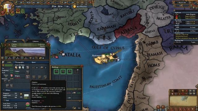 Small Beginnings - Europa Universalis 4 - Leviathan: Cyprus смотреть онлайн