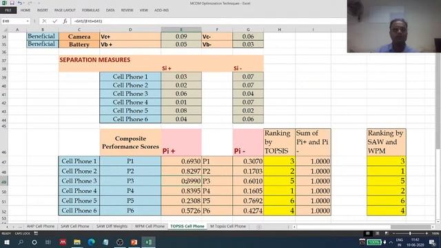 Multi-Criteria Decision Making (MCDM) Optimization Techniques using MS Excel смотреть онлайн