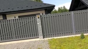 Красивый забор без фундамента.