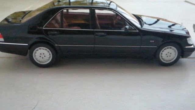 Mercedes-Benz: S Class W140 & CL140 Coupe | x2 Norev 1:18 смотреть онлайн
