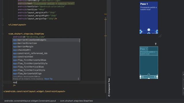 Android Studio - StepView / Step Progress (Progreso a pasos) смотреть онлайн
