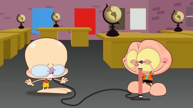 Mongo e Drongo estudam com Baldi's Basic e se dão mal - desenho animado смотреть онлайн
