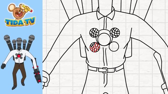 How to Draw Titan Micro Man Skibidi Toilet 59 смотреть онлайн