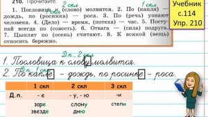 Правописание окончаний имен существительных в дательном падеже.Урок русского языка. 4 класс.