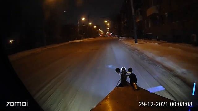 Монокар, закрытый электроскутер, электровелосипед 11 снег гололед