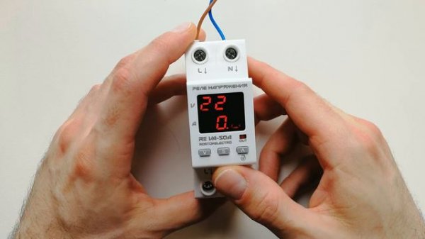 Обзор реле напряжения VA-50A и V-40A от компании ROSTOKELECTRO