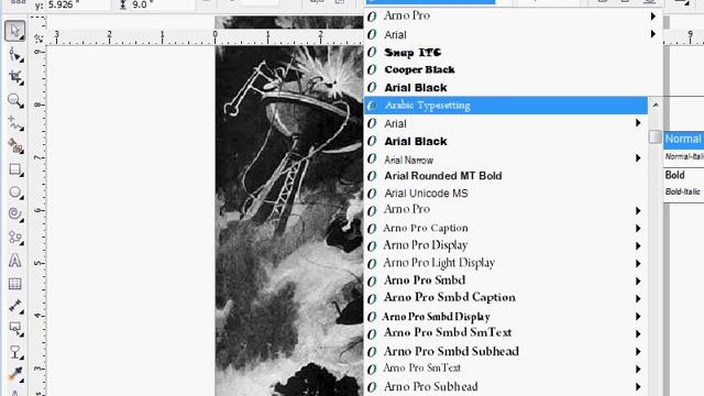 Corel Draw Text : How to use Font List Options in CorelDRAW Tutorial смотреть онлайн