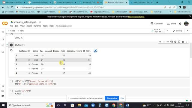 K-means algorithm for clustering of sales data of Mall_customers смотреть онлайн