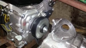 Урал с мотором от мотоблока.  Работа центробежного сцепления с Алиеэкспресс