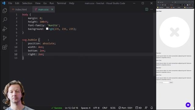 UI/UX & Frontend Dev: Create a Live Chat Modal from Scratch смотреть онлайн