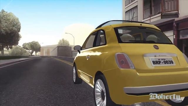 Fiat 500 Lounge 2010 GTA SA смотреть онлайн