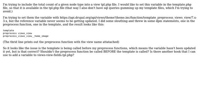 Drupal: template.php hook to add variable to view смотреть онлайн