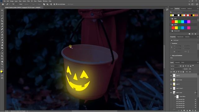 How to make glow effect using photoshop | Spooky glow effect | Photoshop tamil tutorials смотреть онлайн