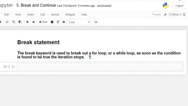 5 3 Break and Continue смотреть онлайн